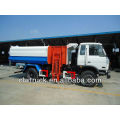 Dongfeng 4*2 garbage truck with hanging bucket elevator